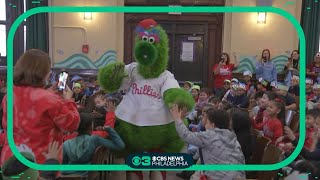 Phillies surprise students at Clara Barton Elementary School