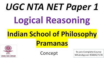 Indian Logic | Orthodox & Heterodox School | Pramanas | UGC NET 2022 Paper 1