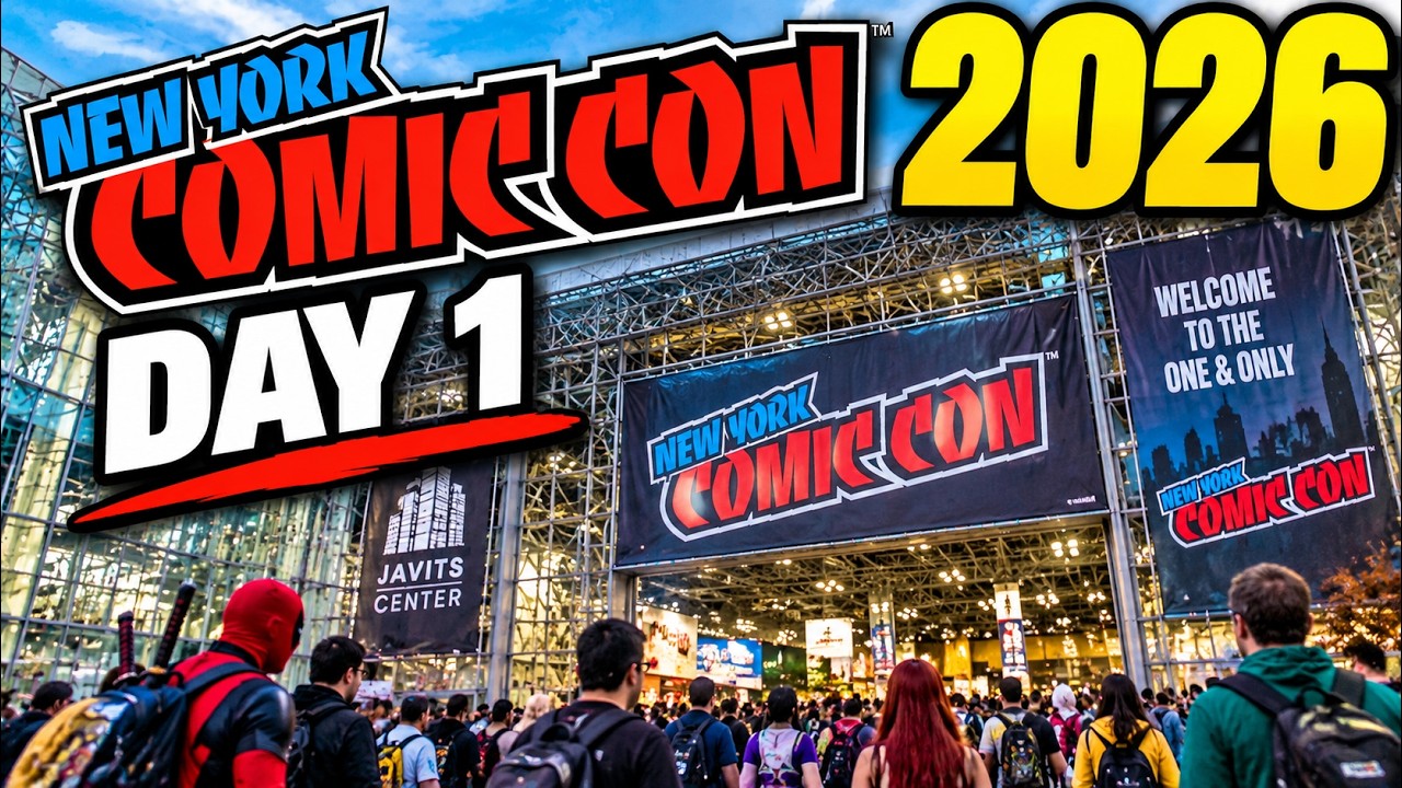 Comic Book Hunting at NYCC 2026 Day 1 – New York Comic Con 4K Walkthrough