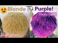 How To  Blonde to Purple Hair I Adore Hair Color PURPLE RAGE I VIOLET GEM HAIR COLOR TRANSFORMATIONS