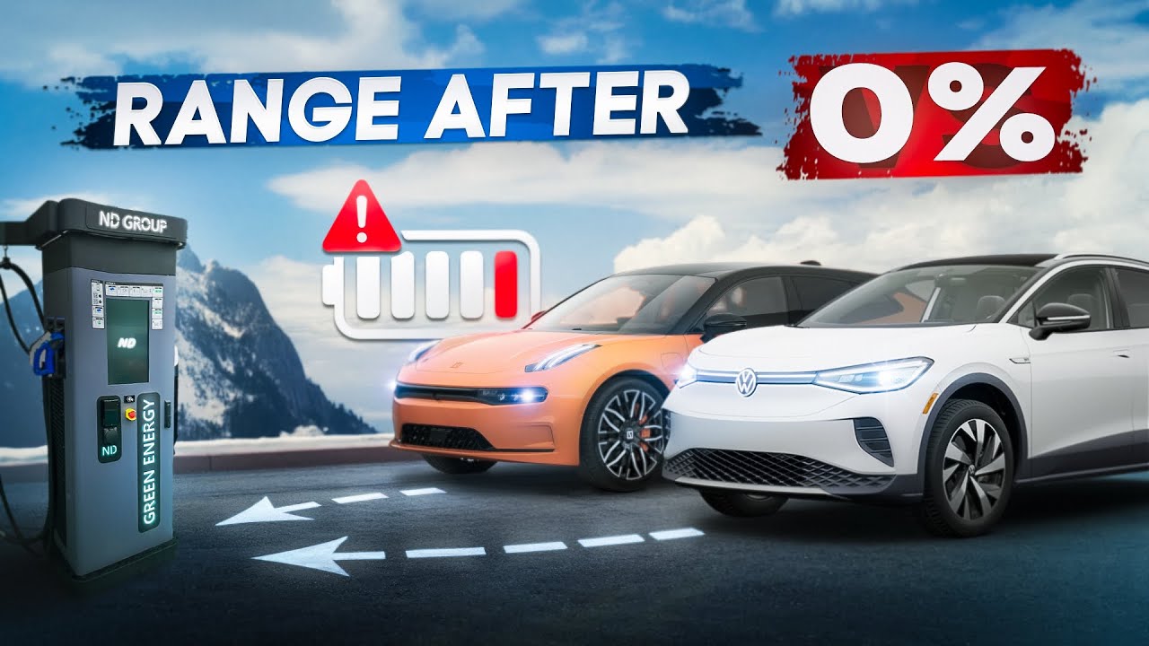How far will an electric car drive after 0%? What will happen with Tesla, Zeekr, Hyundai, VW, BYD?