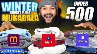 15 Best Winter Hoodies/Jackets/Sweatshirts Under 500 on Meesho, JioMart & Shopsy Haul 🔥 | ONE CHANCE screenshot 4
