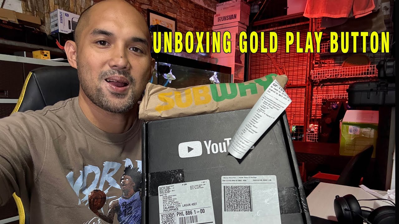 UNBOX NATIN ANG GOLD PLAY BOTTON AT SUBWAY MUKBANG AT BAKA TAKUTAN