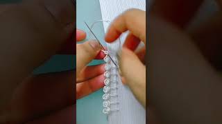 Viral Embroidery Design🌿 #embroidery #design #art #craft #home #trending #viral #swing