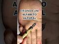 Ciando um alfabeto autoral! Aula nova disponível no canal, confere lá!   #lettering #caligrafia