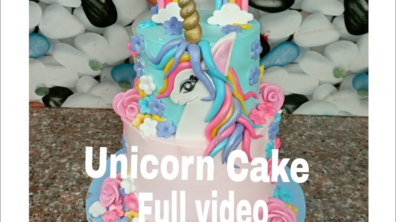 Unicorn Cake How to make unicorn cake - YouTube