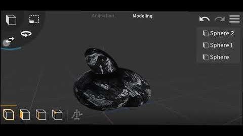 Rock 🪨 making 3d model in prisma 3d...i found a new way using alpha brush texture....