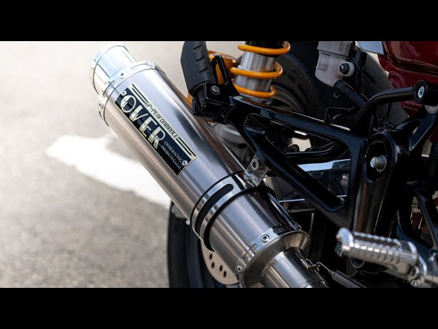 ダックス125 OVER RACING GP-PERFORMANCE フルチタン マフラー排気音