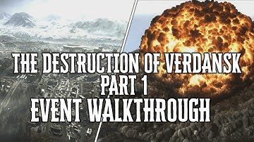 The DESTRUCTION of VERDANSK PART 1 - SURVIVING Full EVENT & Cutscene (No Commentary)