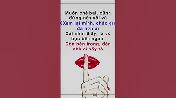 Câu nói hay - Châm ngôn cuộc sống