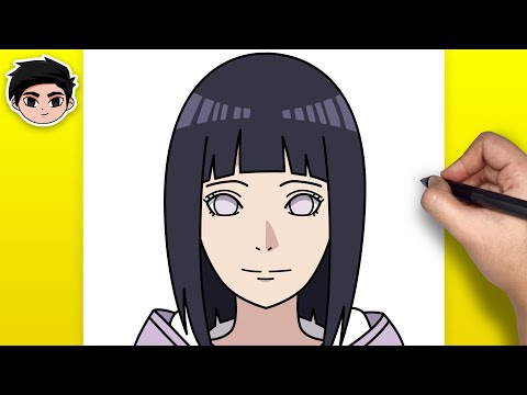 Como desenhar a Hinata Hyuga ✍️😍 #comodesenhar #hinata