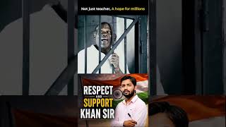 Respect and Support for Khan Sir A teacher who has inspired millions through knowledge,