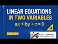 Solution of Linear Equation in Two Variables || A.K. Tutorial Jagatsinghpur, Odisha ||