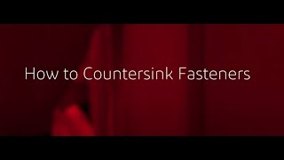 How to Countersink Fasteners When Installing ArmorWall™