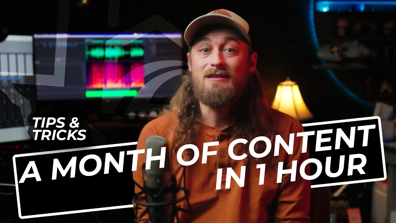 Build A Month of Social Content in 1 hour