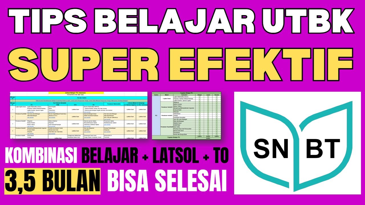 CARA BIAR CEPET PAHAM BELAJAR UTBK, INI TIPSNYA!