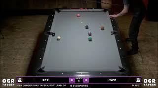 RCP vs JWM - OLD GILBERT ROAD TAVERN - TABLE 1 | EvoSports