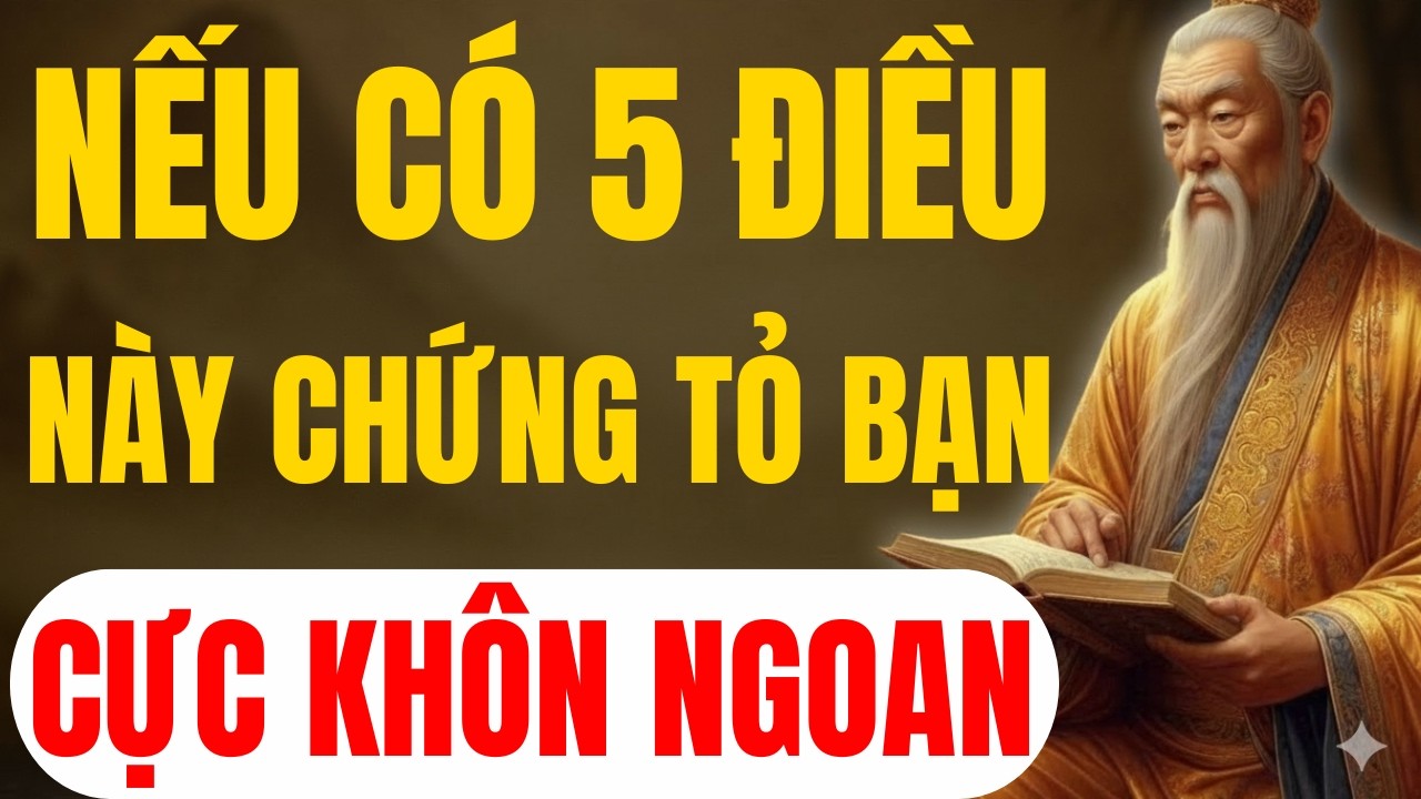 Cổ Nhân Tiết Lộ: Nếu Có 5 Điều Này, Bạn Cực Kỳ Khôn Ngoan, Càng Lớn Càng Có Phúc | Triết Lý Cổ Xưa