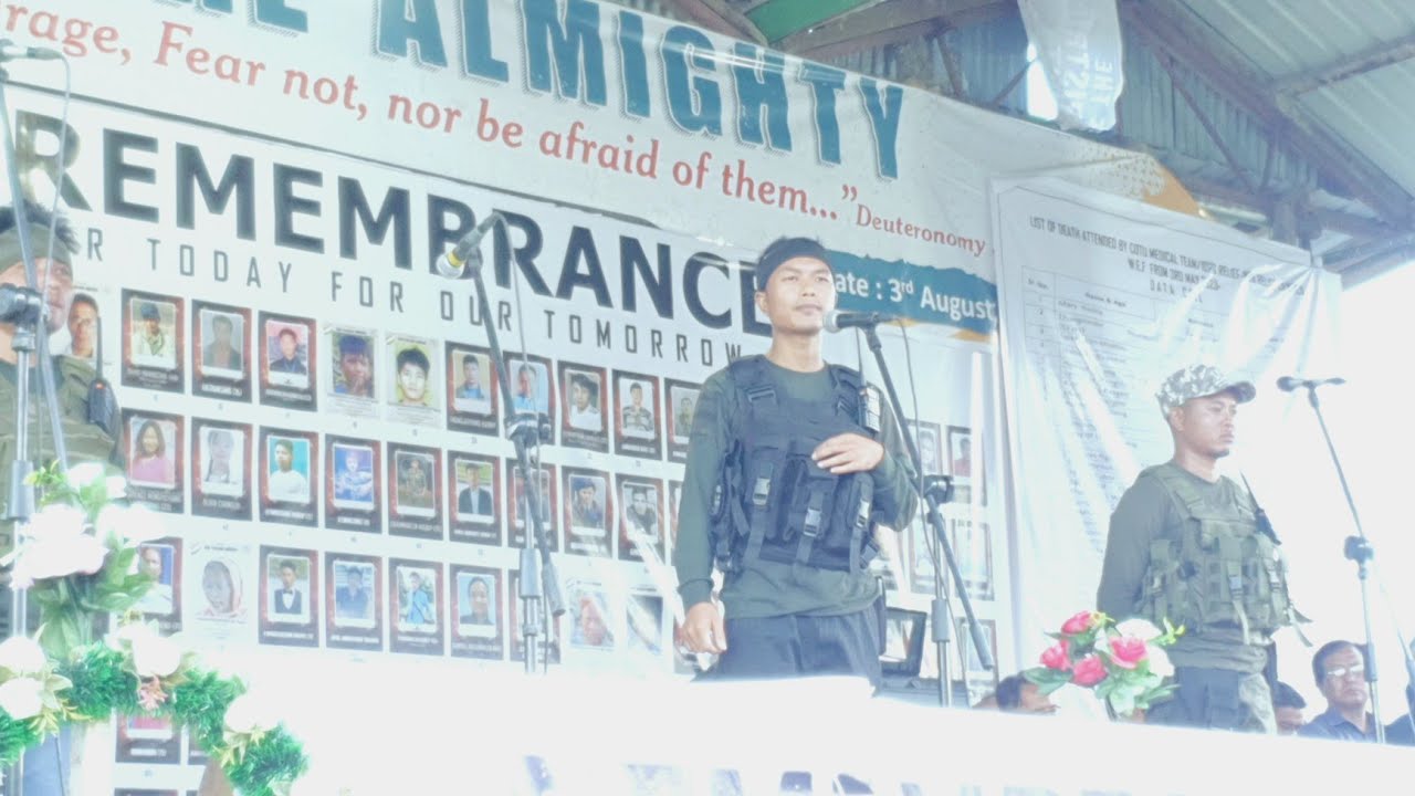 Commander Village Volunteer Force houlimna  at Thomas Ground Kanggui on 3rd October 2023