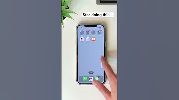 QUICKLY rearrange iPHONE home screen apps!📱✨