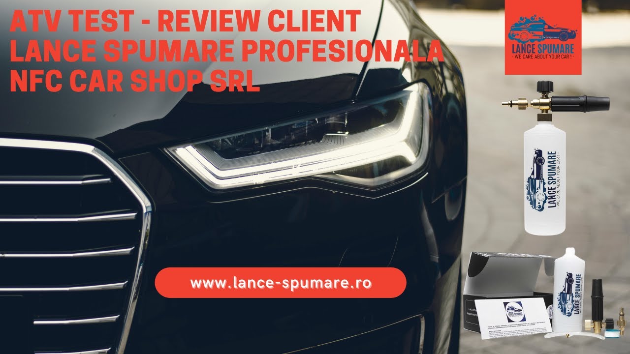 ❌❌❌ ATV test - review client -  Lance spumare profesionala NFC CAR SHOP SRL - alama integral! 💣🥰