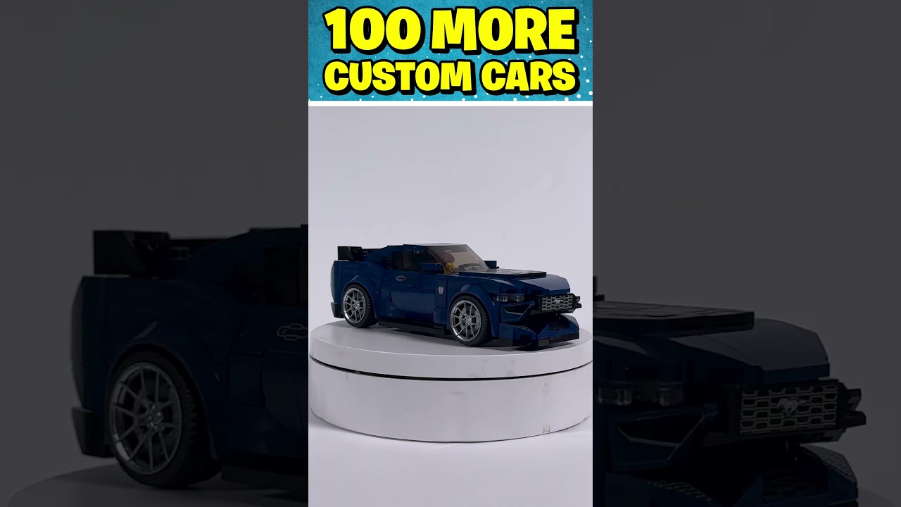 Я добавил специальные диски к своему Lego Mustang MOC!