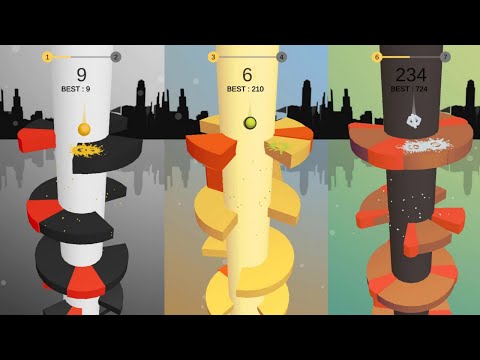 Helix Jump Gameplay (by VOODOO) | Android, iOS - YouTube