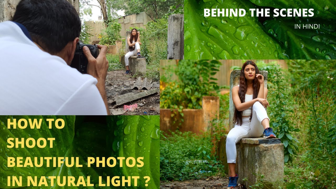 Model Photoshoot in Natural Light | Hindi