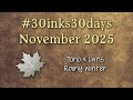 8. Tono &amp; Lims Rainy Winter | #30inks30days 🍂 November 2025