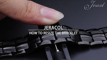 Jeracol How To Resize The  Magnetic Therapy Bracelet
