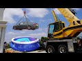 HYDRO DIPPING a CAR! 🚗🚙 with a crane 🏗