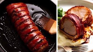 Bacon Wrapped Pork Tenderloin