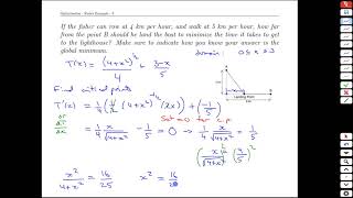 Unit 7-6 Optimization Fisher Example - MATH 121