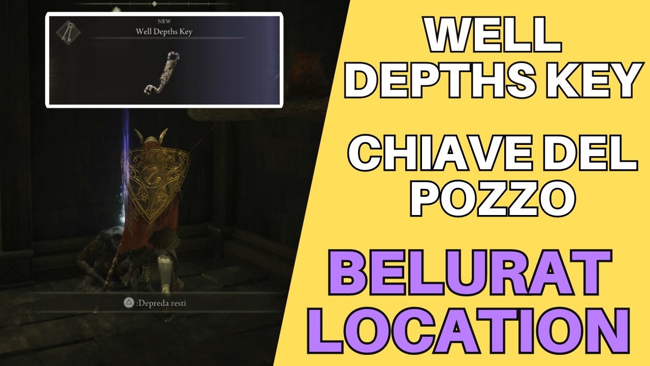 ELDEN RING DLC / WELL DEPTHS KEY LOCATION / DOVE TROVARE LA CHIAVE DEL