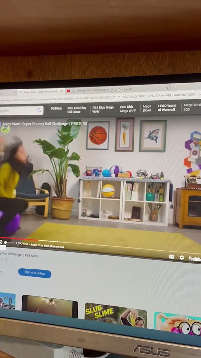Mega Wow Has a Purple Bouncy Hopper Ball