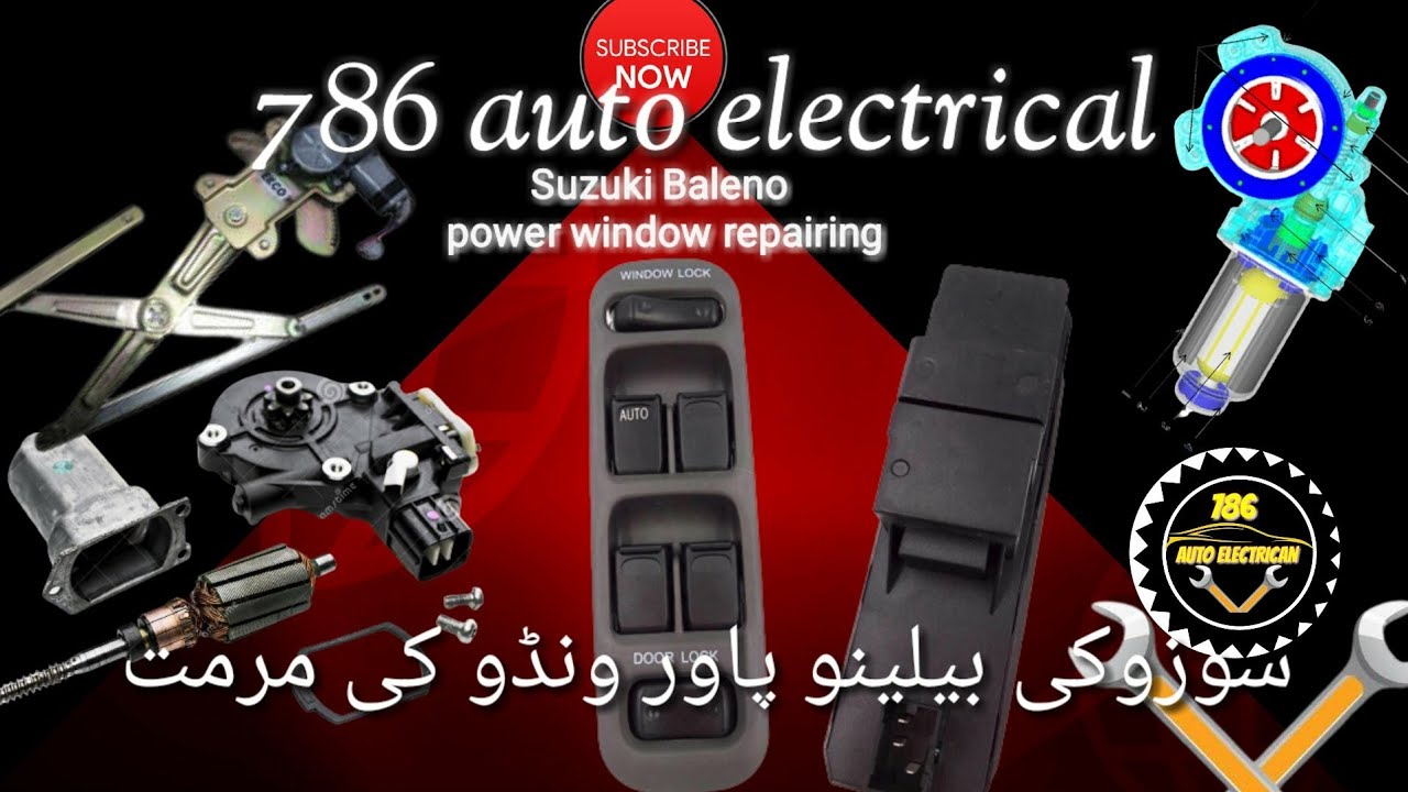 Suzuki Baleno power window repairing786 Auto electrical YouTube