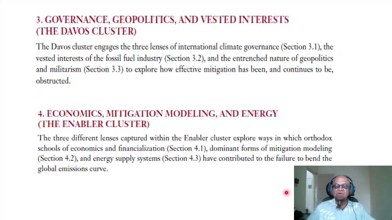 15A - Is Climate Mitigation even possible without Disrupting the High-Carbon Economic Growth Agenda?