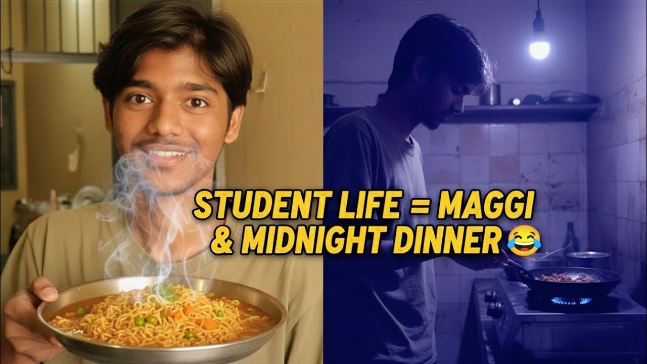 Student Life = Maggi & Midnight Dinner 😂 