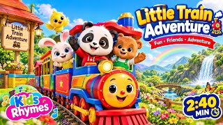 🚂 Choo Choo Little Train Adventure! | Fun Kids Song | Nursery Rhymes for Kids