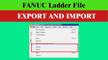 How to Import and Export the FANUC Ladder File? (PROCEDURE)