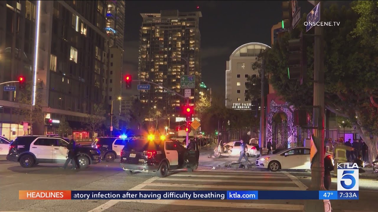 Another police pursuit ends in crash causing injuries - YouTube