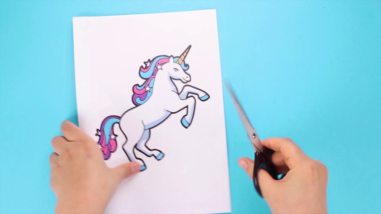 diy unicorn notebook cover youtube