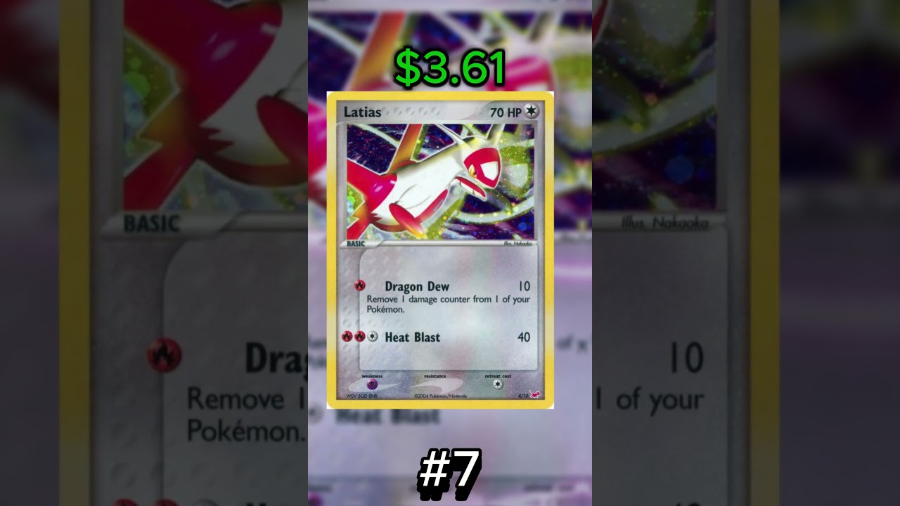 Top 10 most expensive Latias & Latios cards of all time!!! 