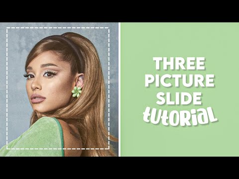 three pictures slide with hand cursor tutorial | after effects