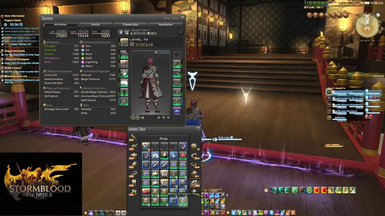 [FFXIV] [Scholar] Gearing up, Unlocking Dungeons, Raids, Duties