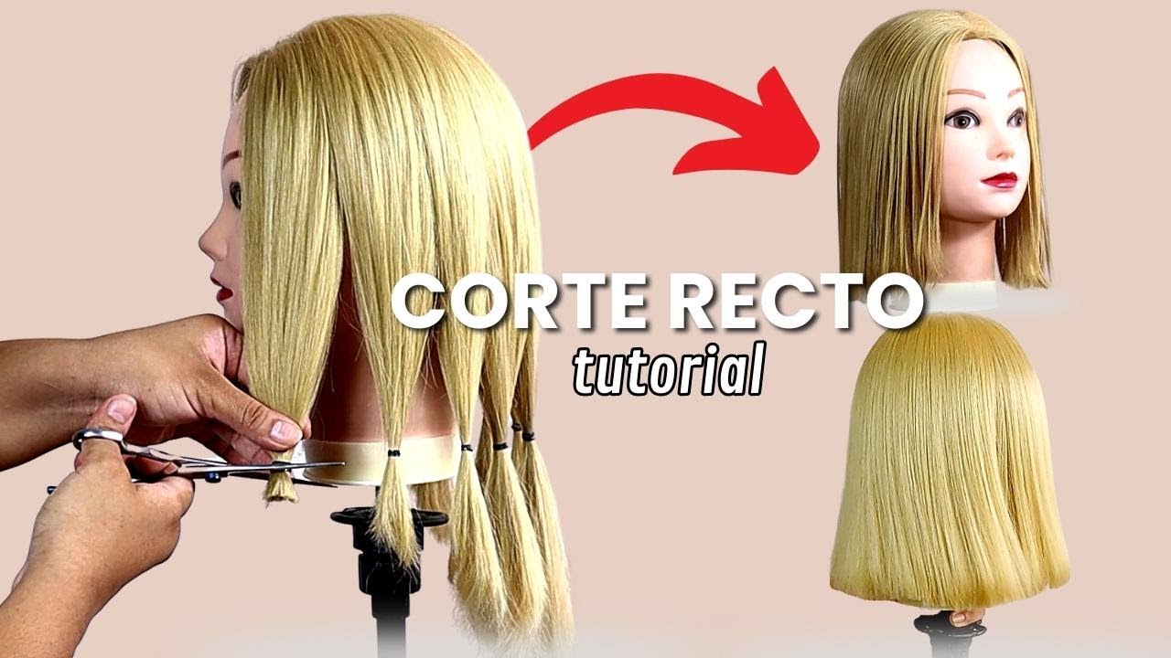 COMO HACER UN CORTE RECTO ► HAZLO TU MISMA  [ con coletas ]