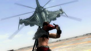 Ninja Gaiden 3: Razors Edge - Helicopter First Boss Fight (Hard Mode)