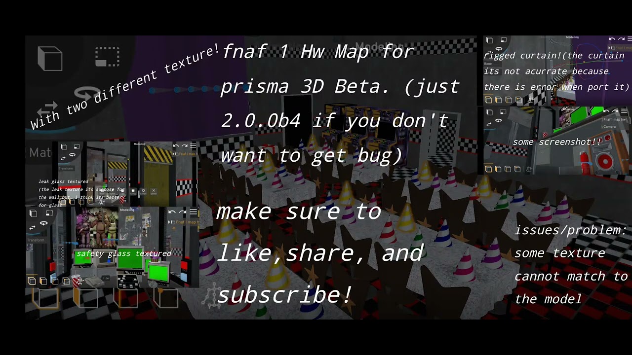 Prisma3D/FNAF]FNAF 1 New Map download 