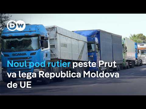 Noul pod rutier peste Prut va lega Republica Moldova de UE