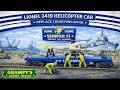 LIONEL3419 HELICOPTER CAR REPLACE LAUNCHING SPOOL